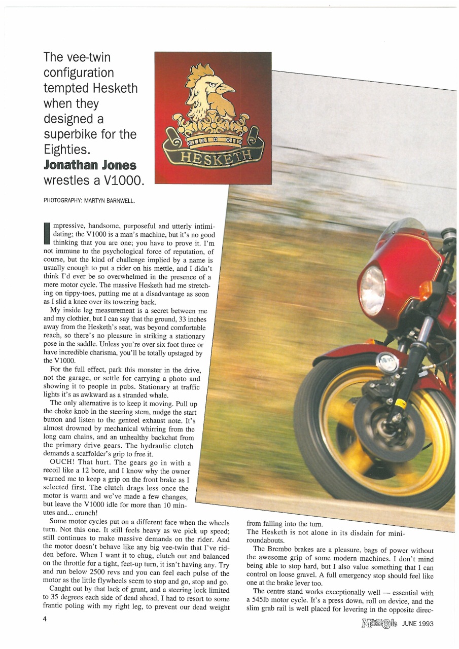 The Classic MotorCycle Preview Pages