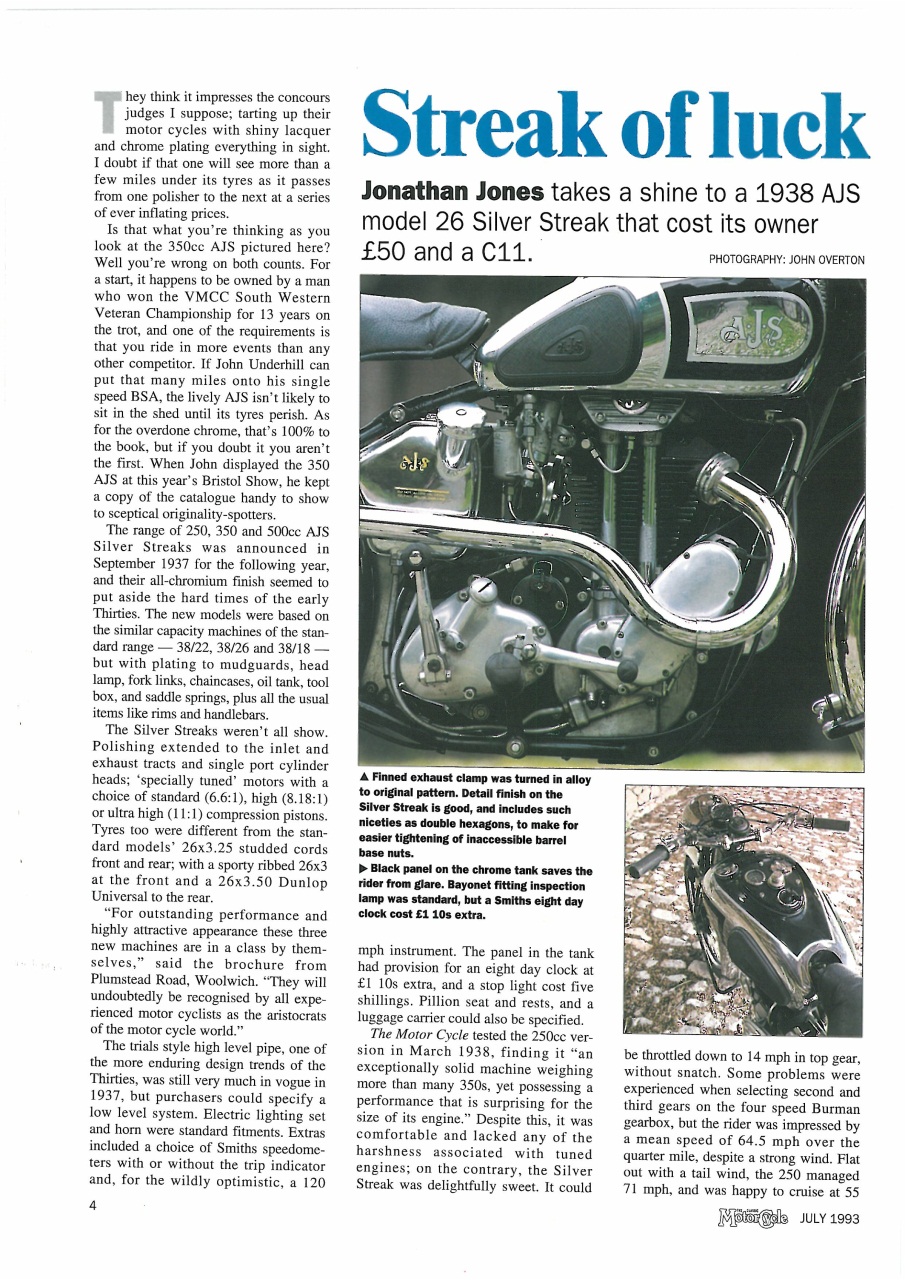 The Classic MotorCycle Preview Pages