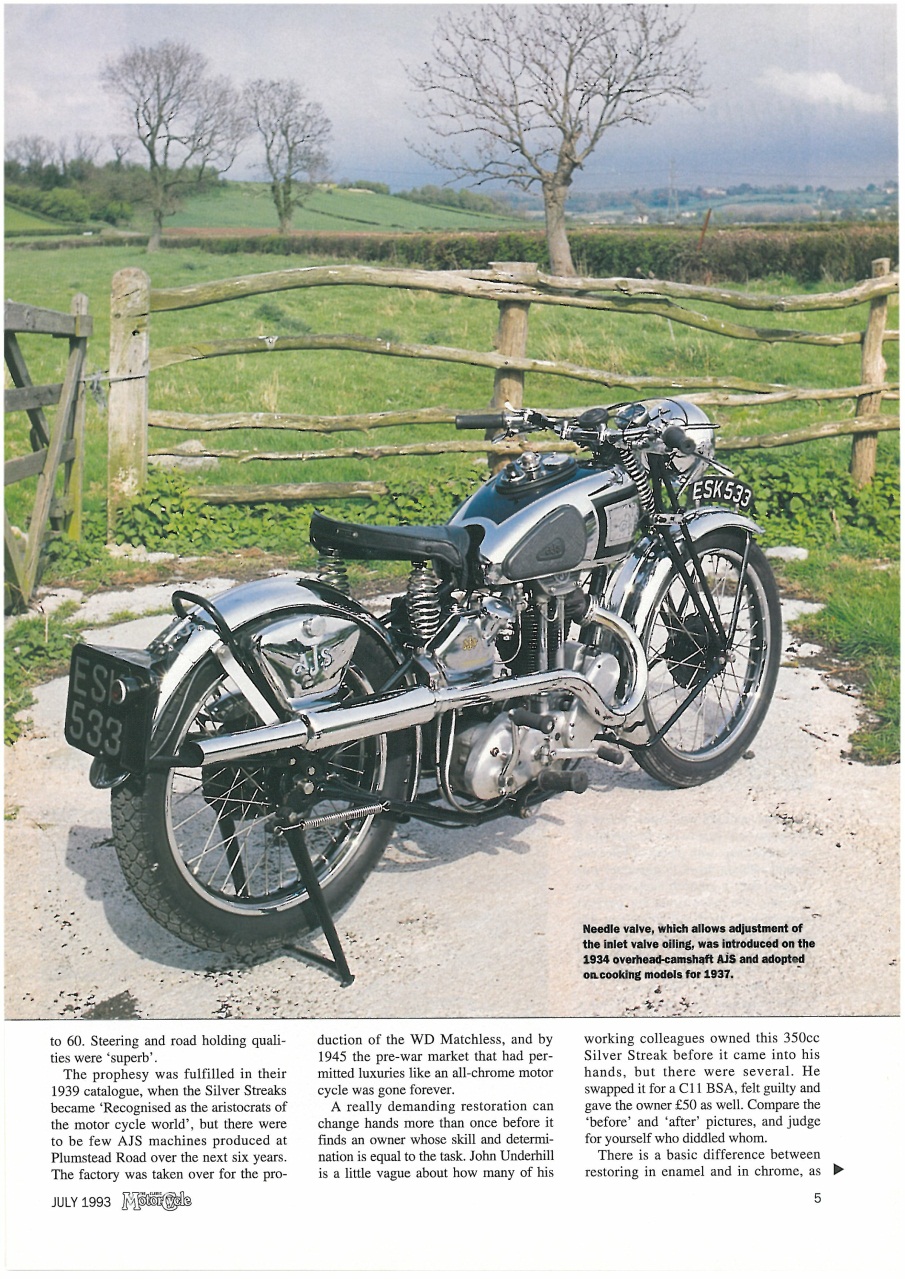 The Classic MotorCycle Preview Pages