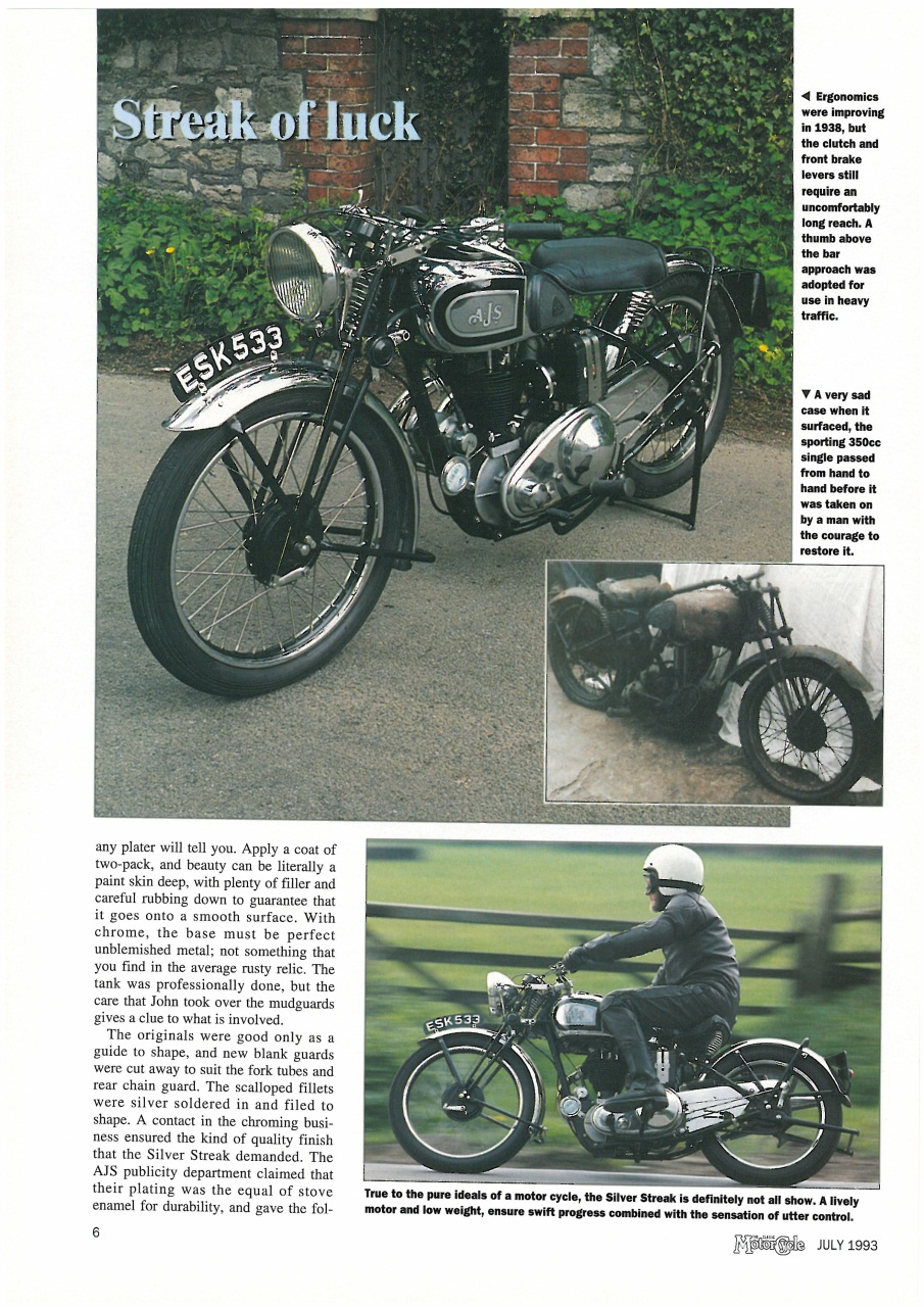 The Classic MotorCycle Preview Pages