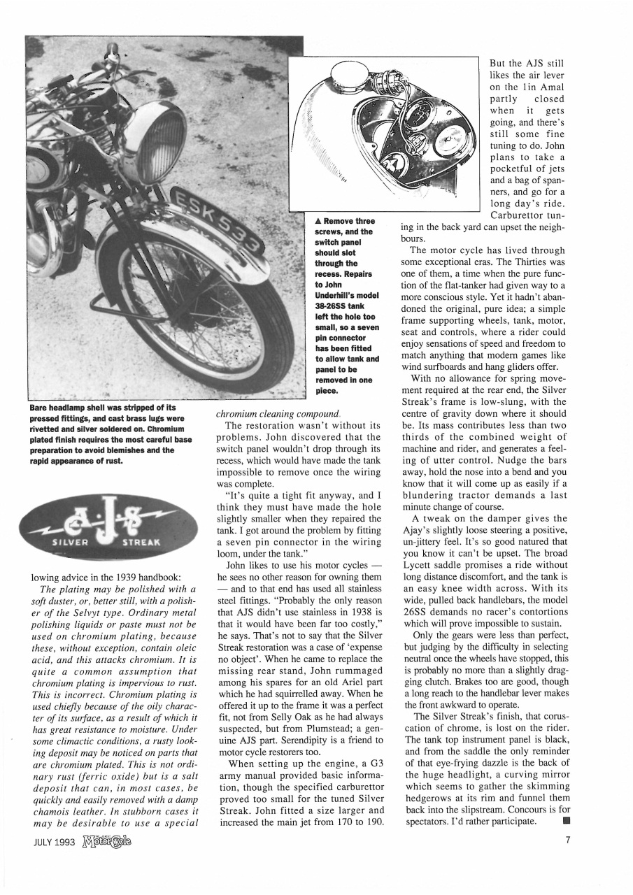 The Classic MotorCycle Preview Pages