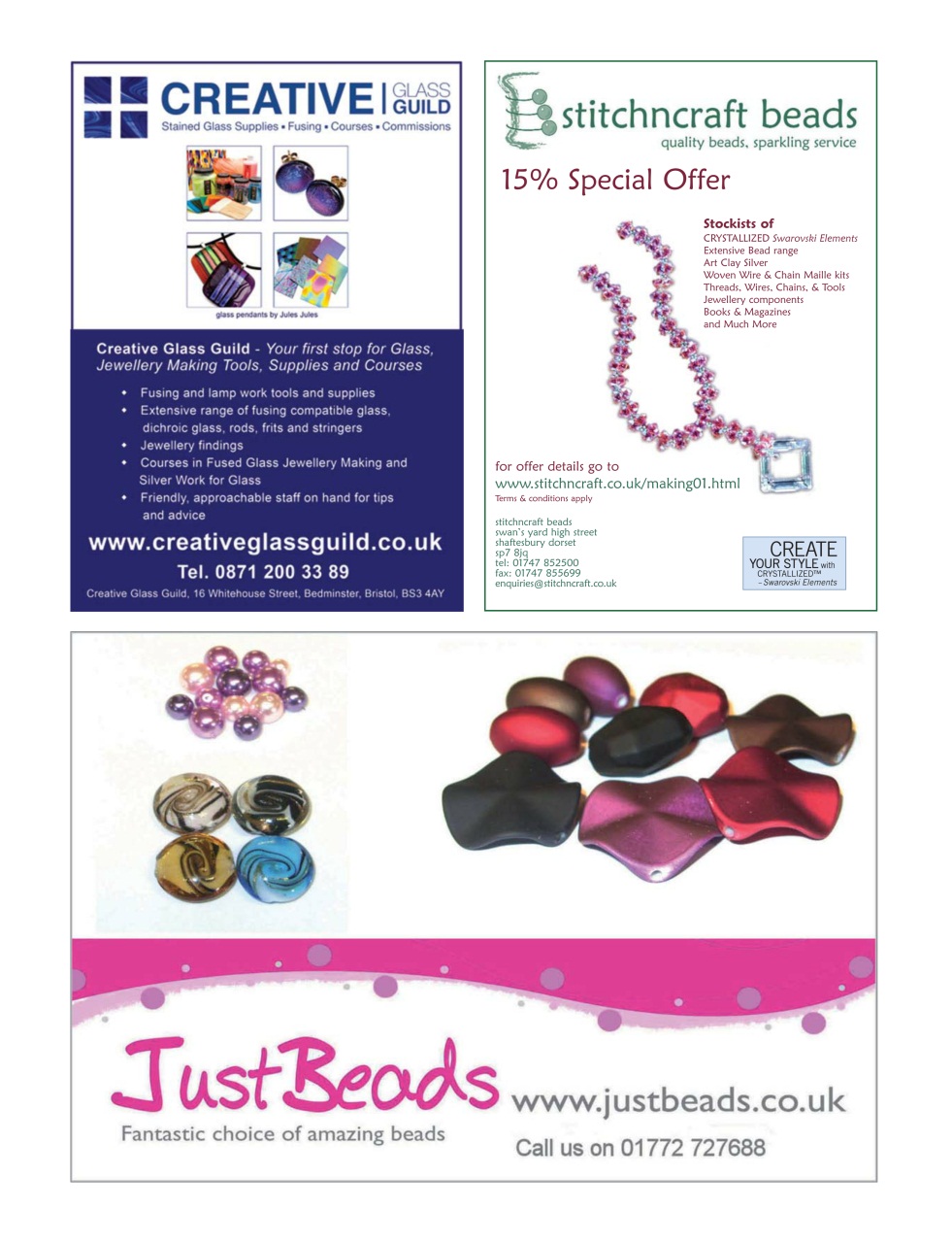 Making Jewellery Preview Pages