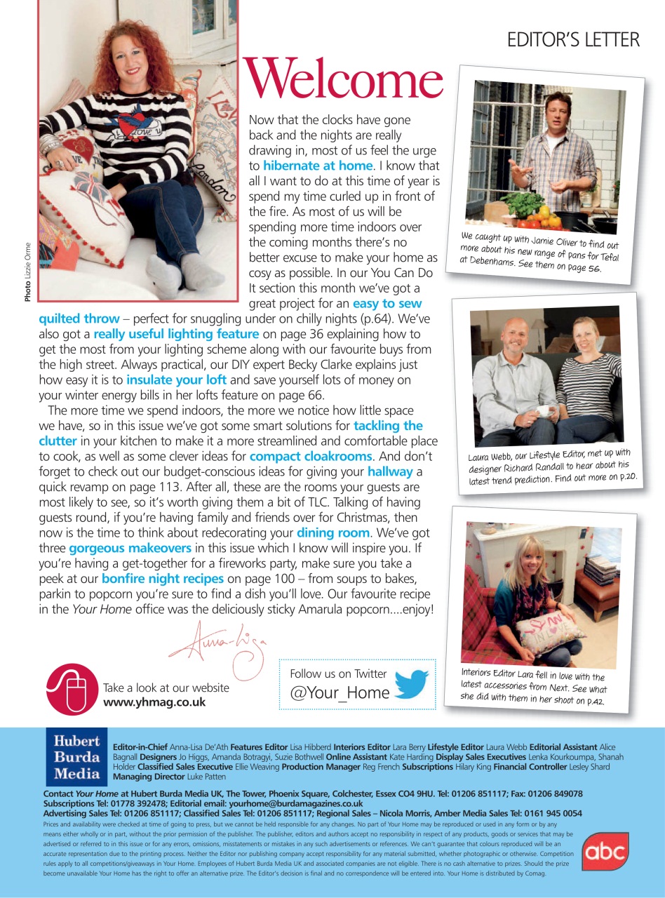 Your Home Magazine Preview Pages