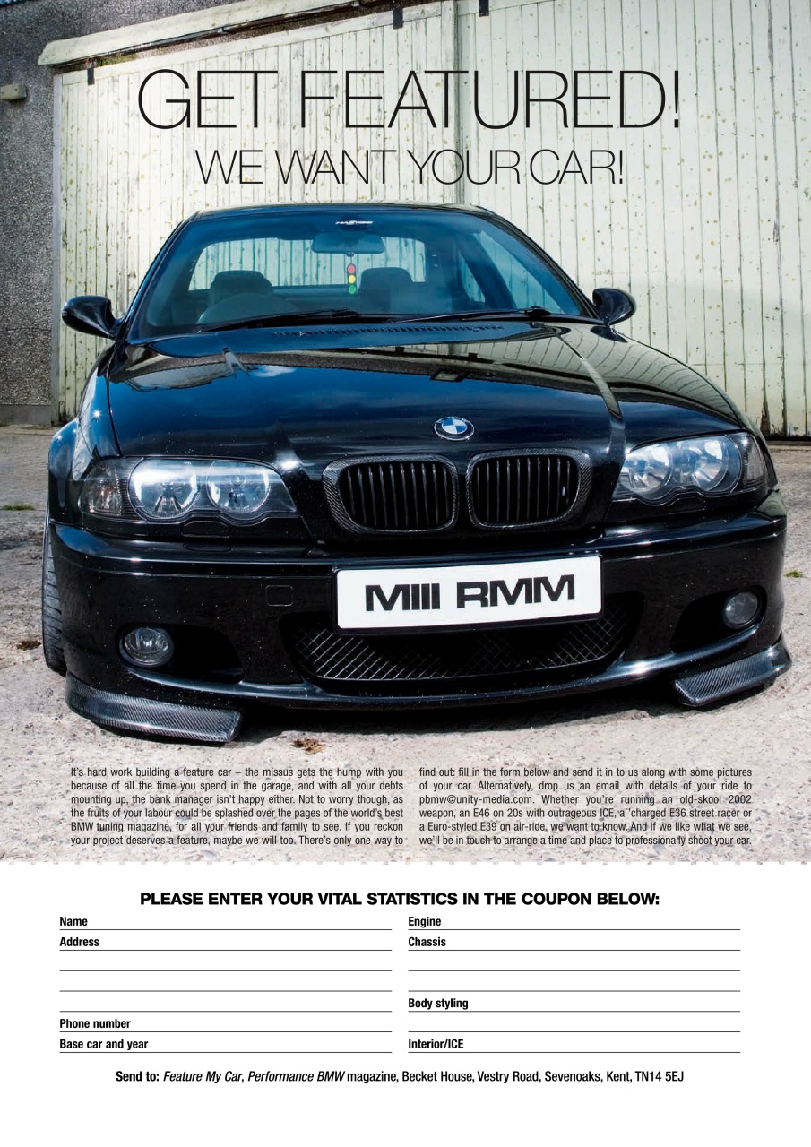 Performance BMW Preview Pages
