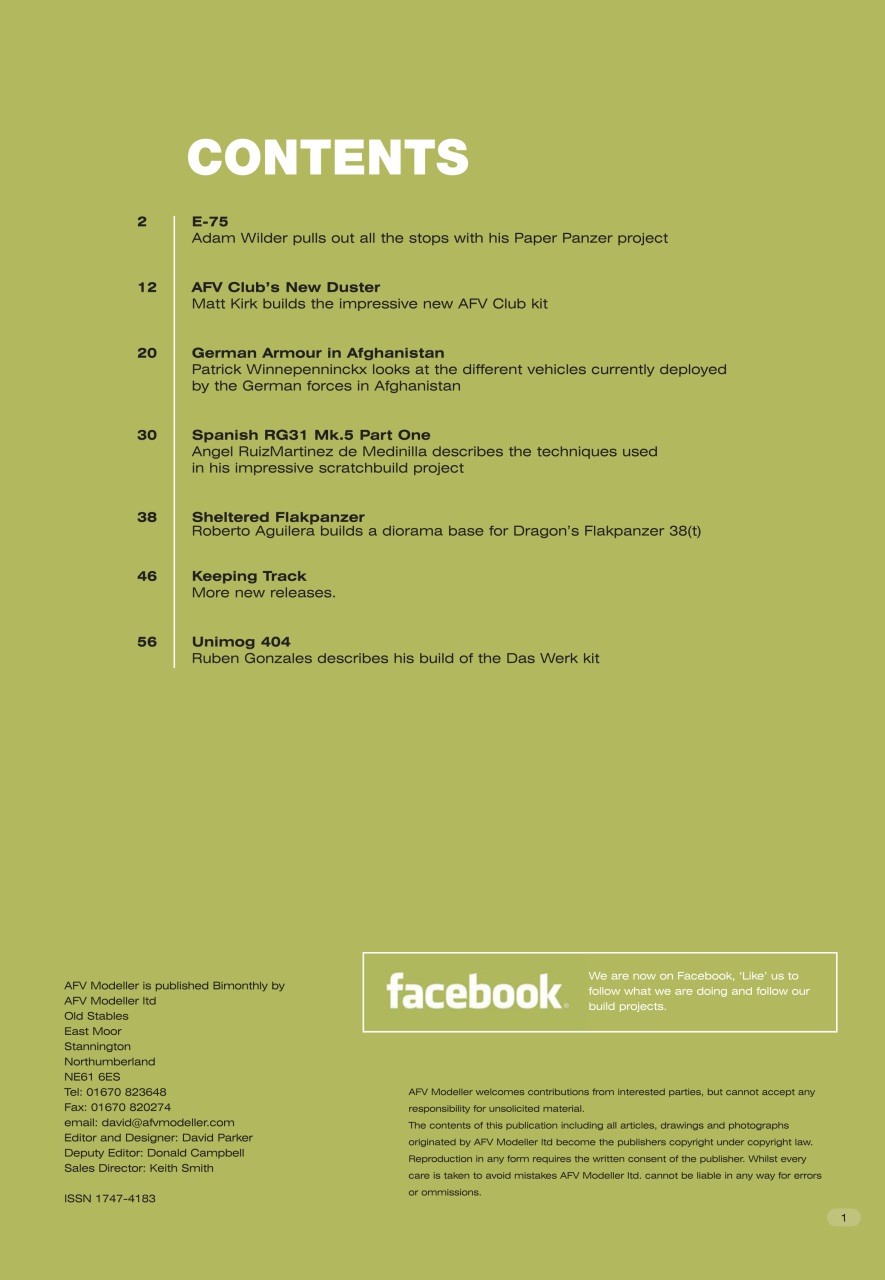 Meng AFV Modeller Preview Pages