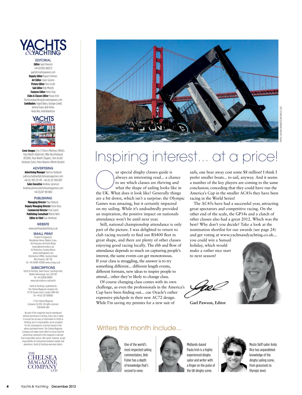 Yachts & Yachting Preview Pages