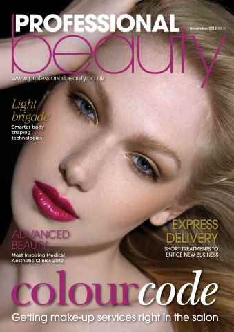 Professional Beauty issue Professional Beauty November 2012