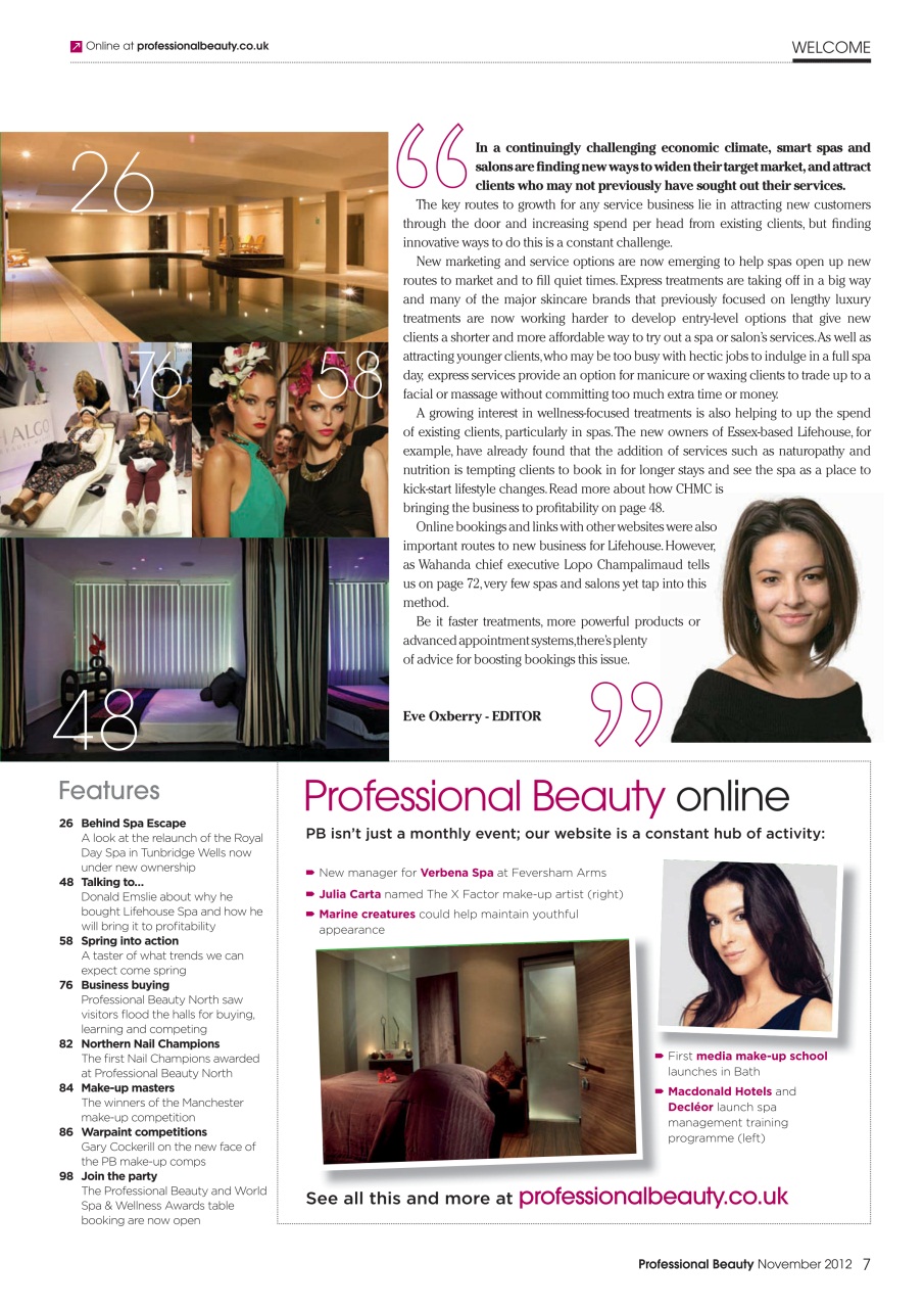 Professional Beauty Preview Pages