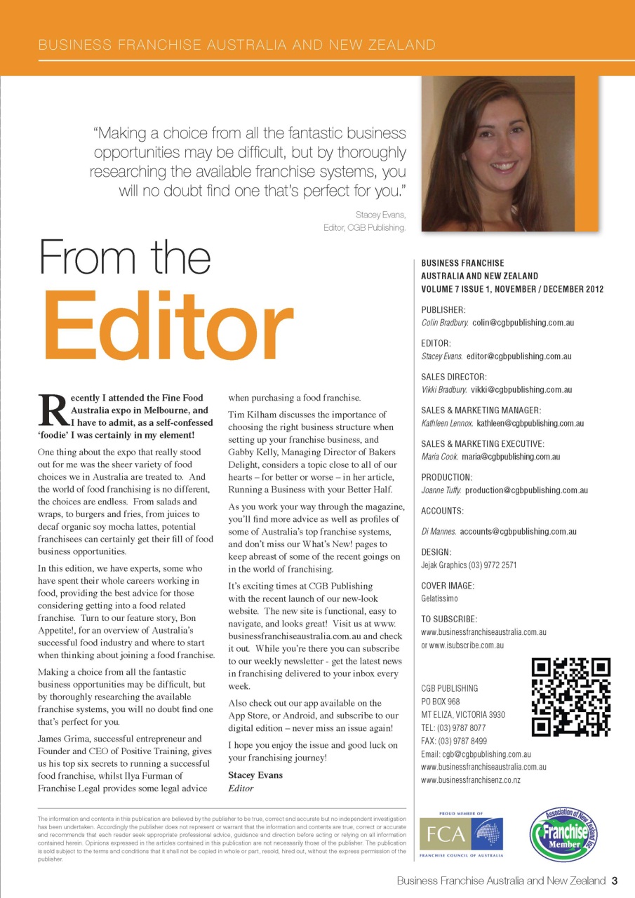 Business Franchise Australia&NZ Preview Pages