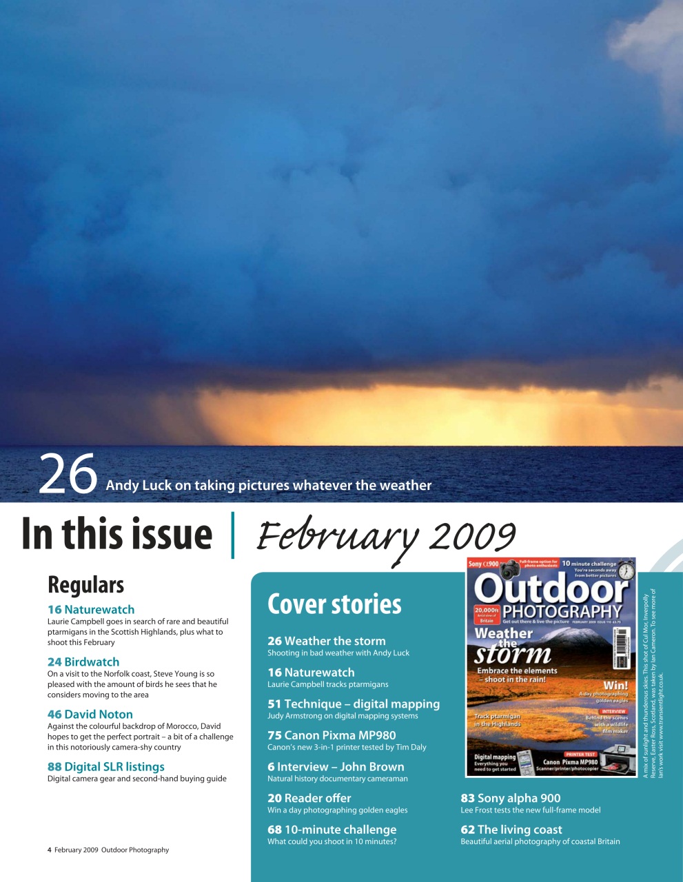 Outdoor Photography Preview Pages