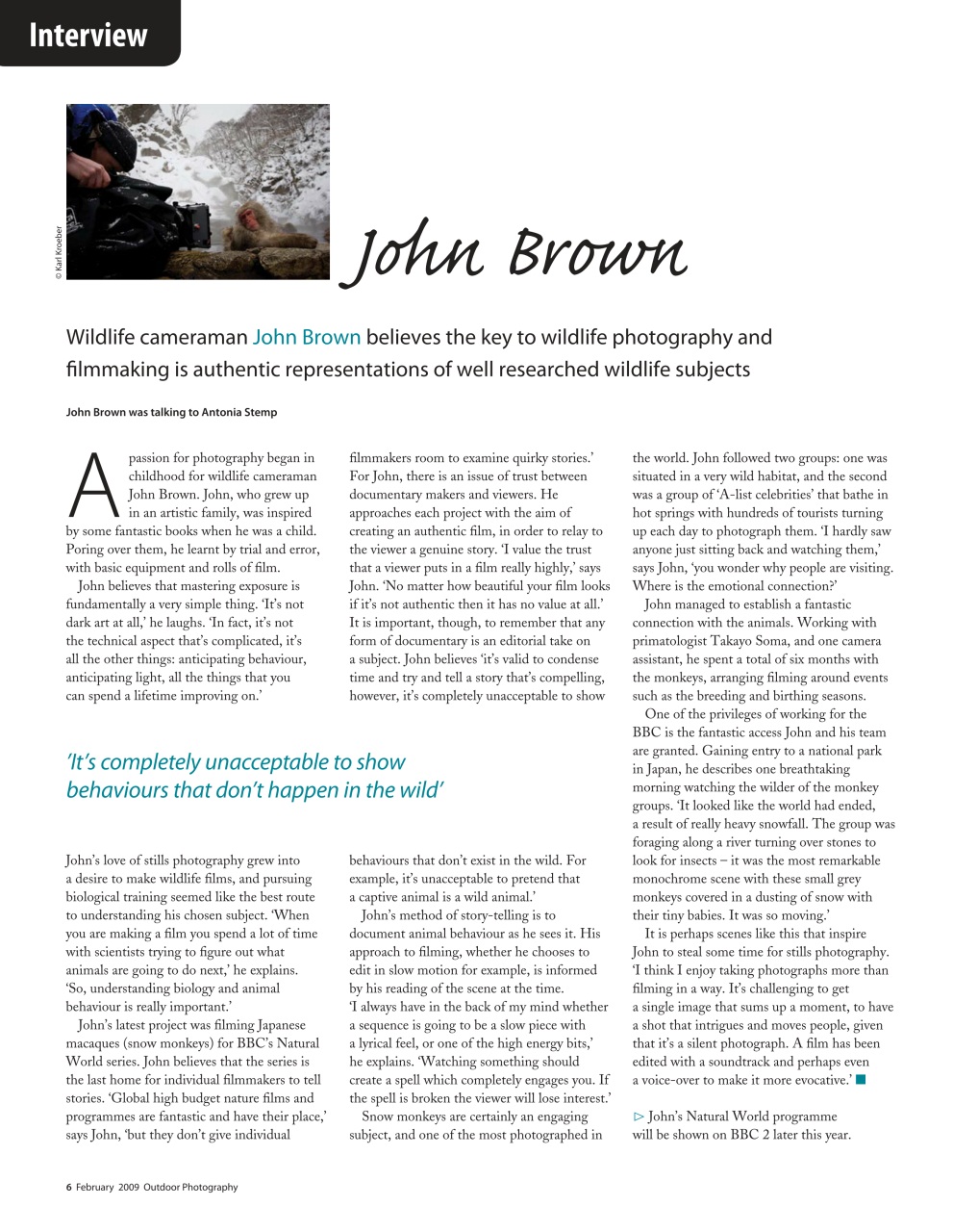 Outdoor Photography Preview Pages