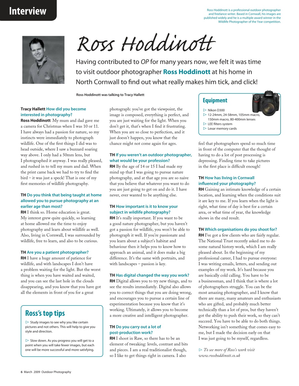 Outdoor Photography Preview Pages