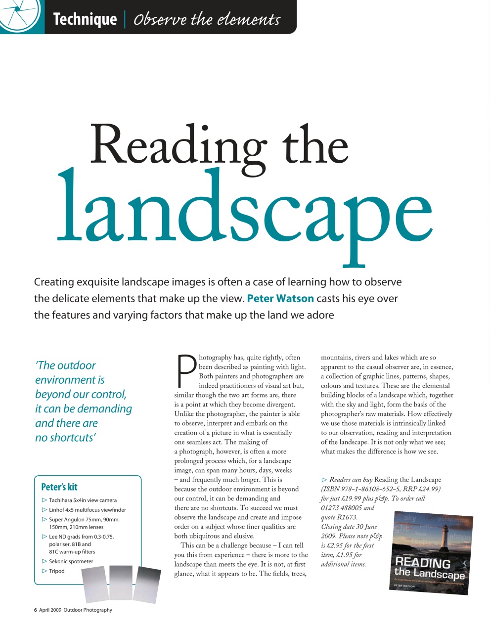 Outdoor Photography Preview Pages