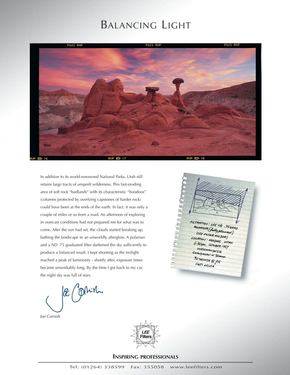 Outdoor Photography Preview Pages