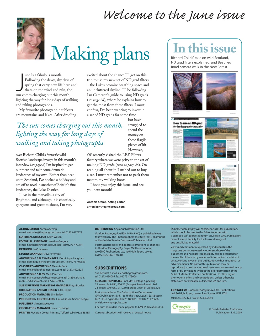 Outdoor Photography Preview Pages