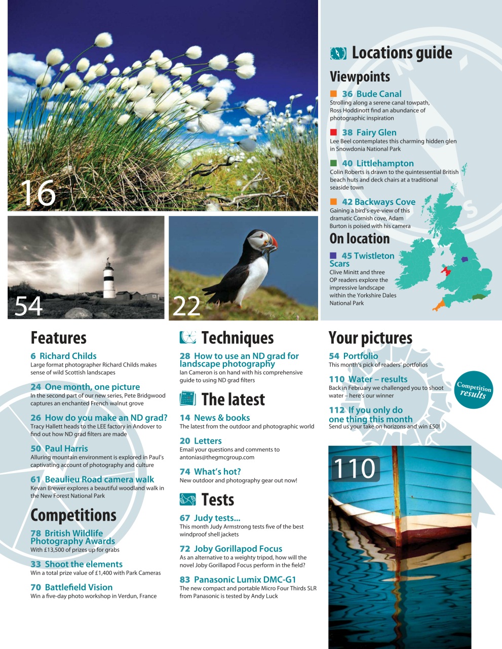 Outdoor Photography Preview Pages