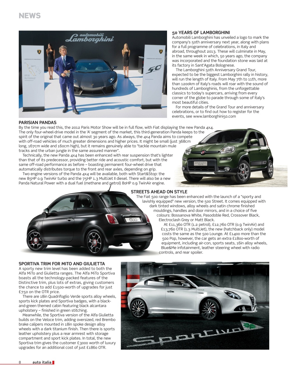 AutoItalia Magazine Preview Pages