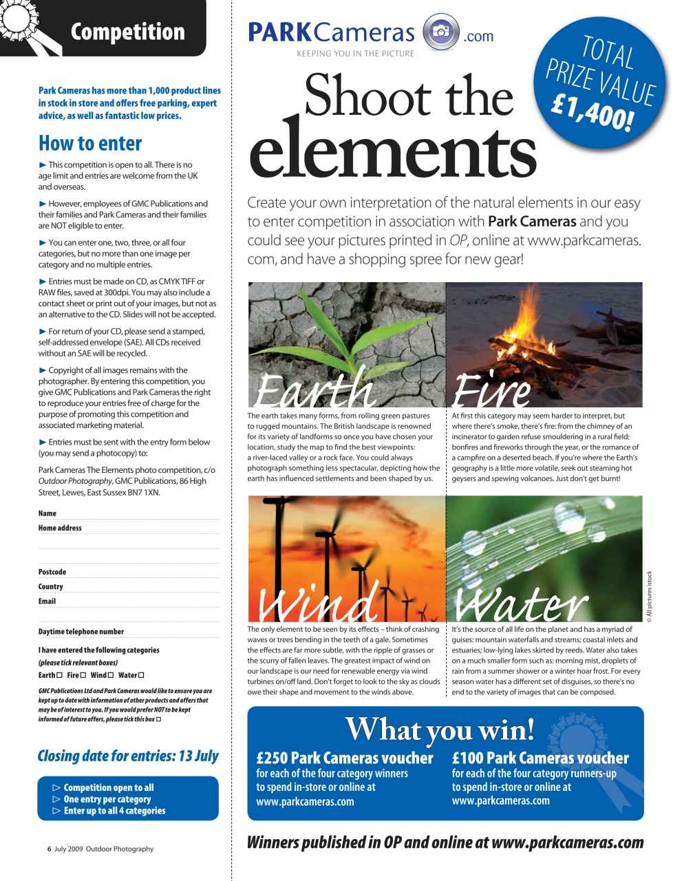 Outdoor Photography Preview Pages