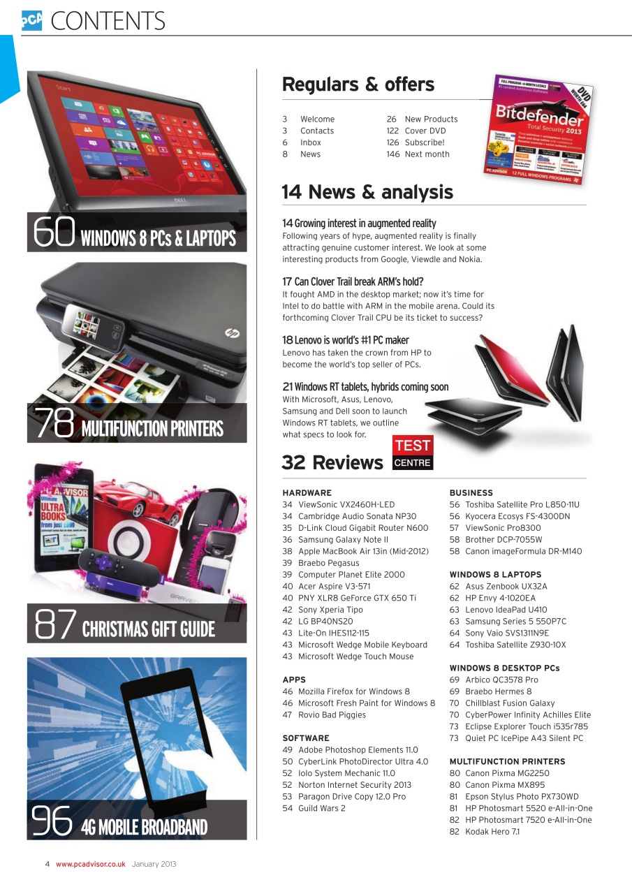 Tech Advisor Preview Pages