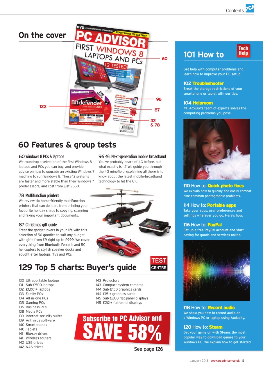 Tech Advisor Preview Pages