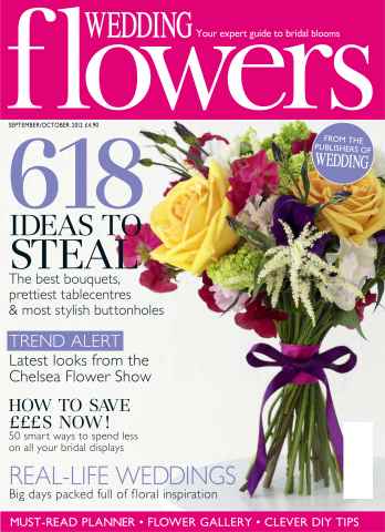 Wedding Flowers Magazine issue Sept-Oct 2012