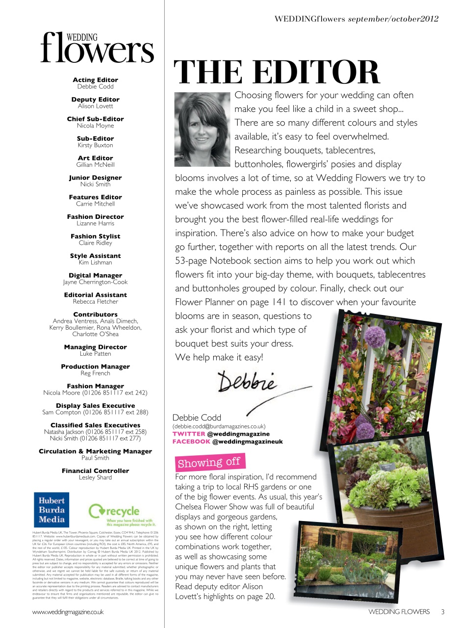 Wedding Flowers Magazine Preview Pages