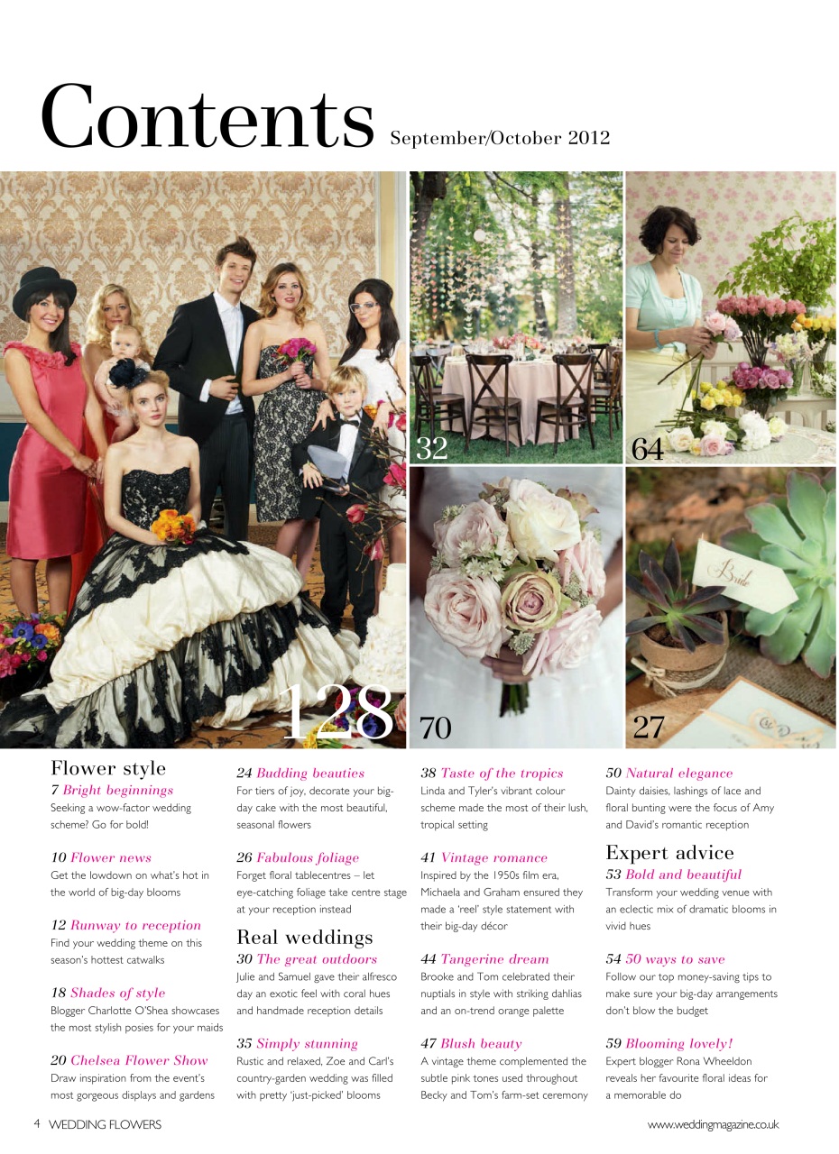 Wedding Flowers Magazine Preview Pages