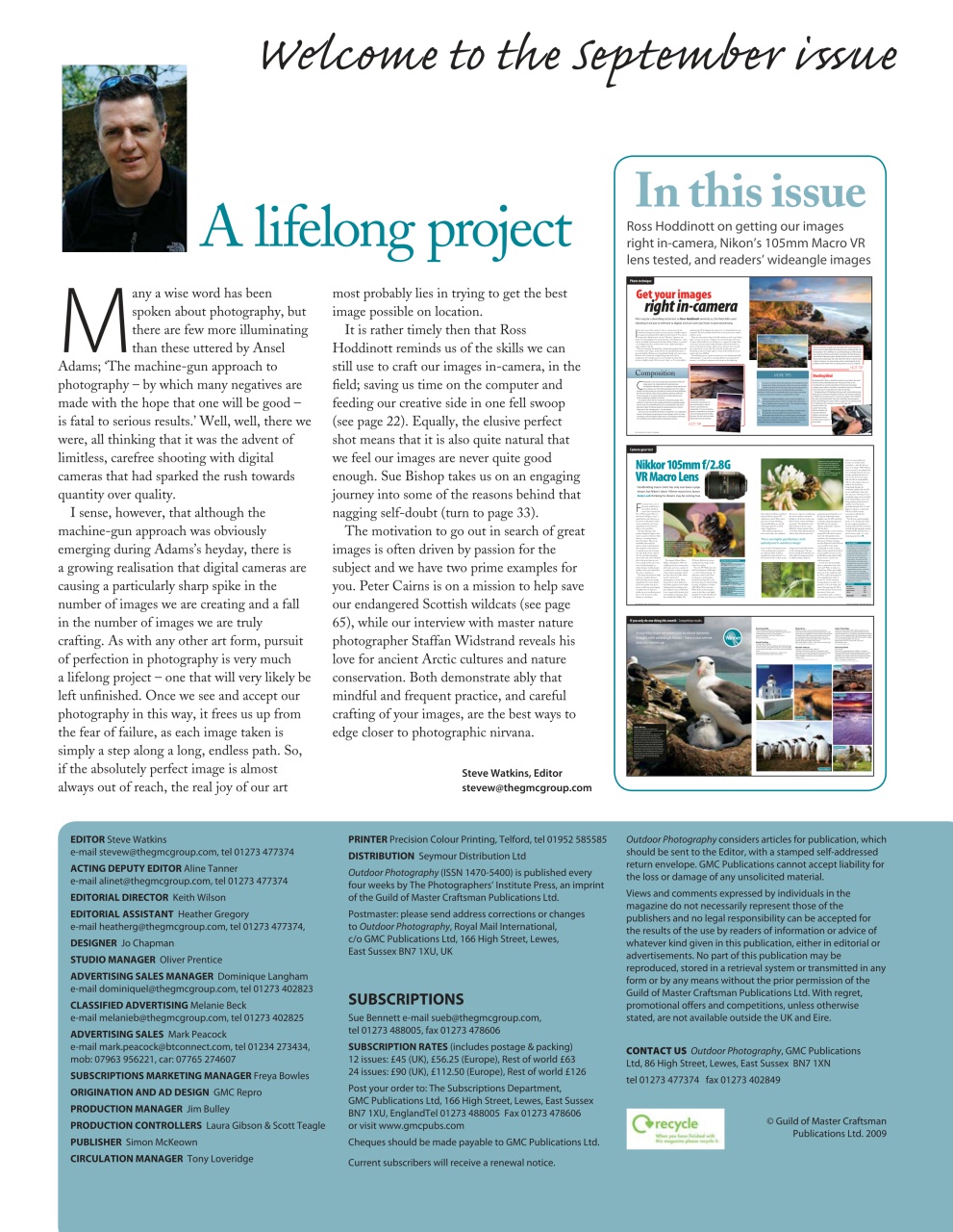 Outdoor Photography Preview Pages