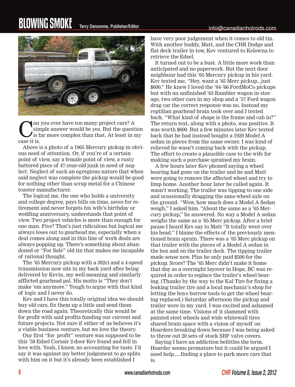 Canadian Hot Rods Preview Pages