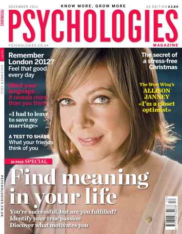 Psychologies issue No.87 Find meaning in your life