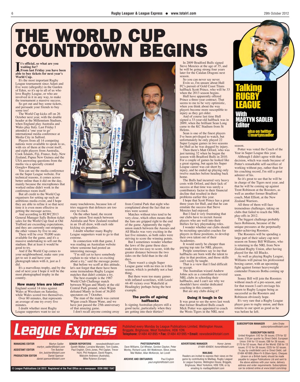 League Express Preview Pages