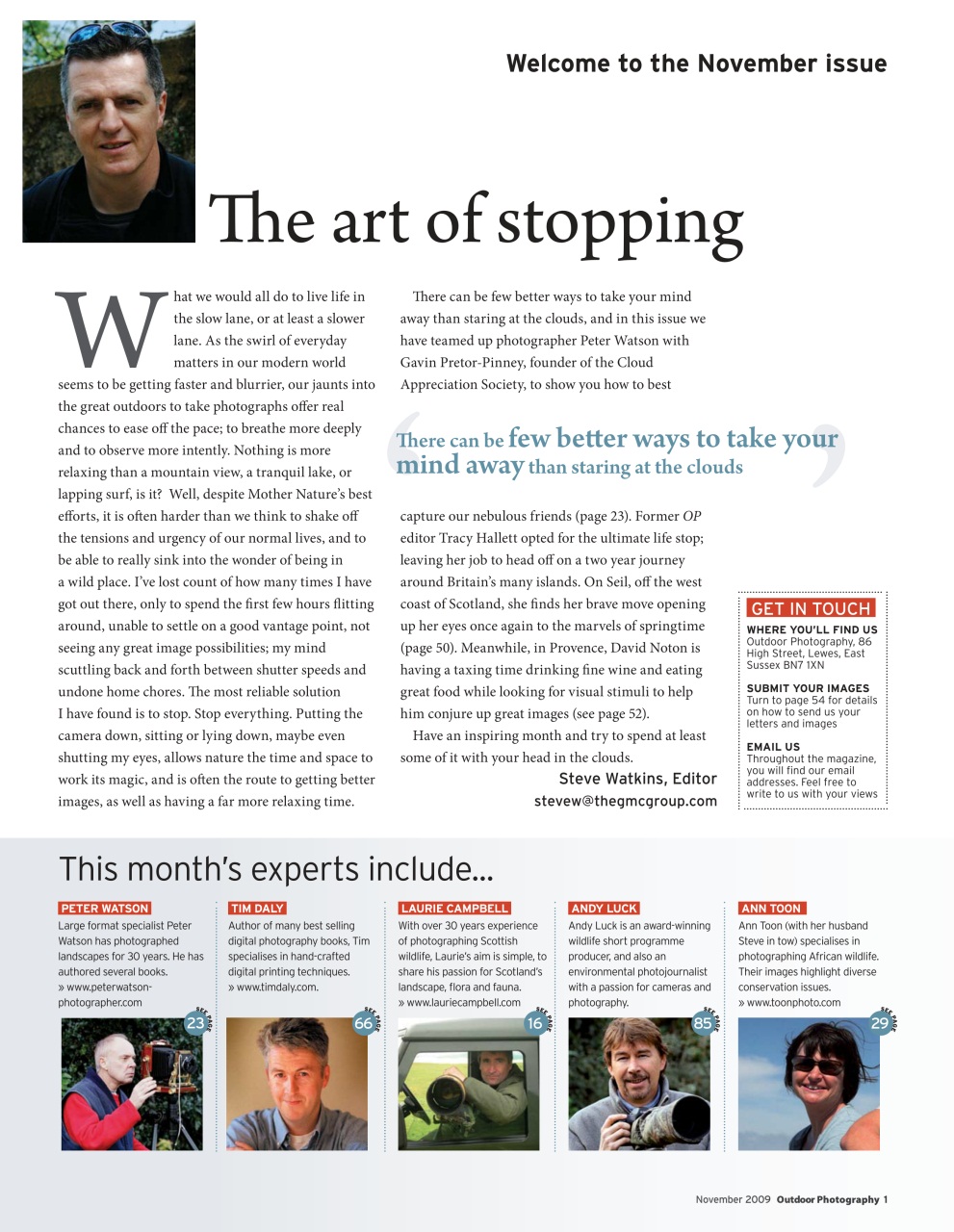 Outdoor Photography Preview Pages