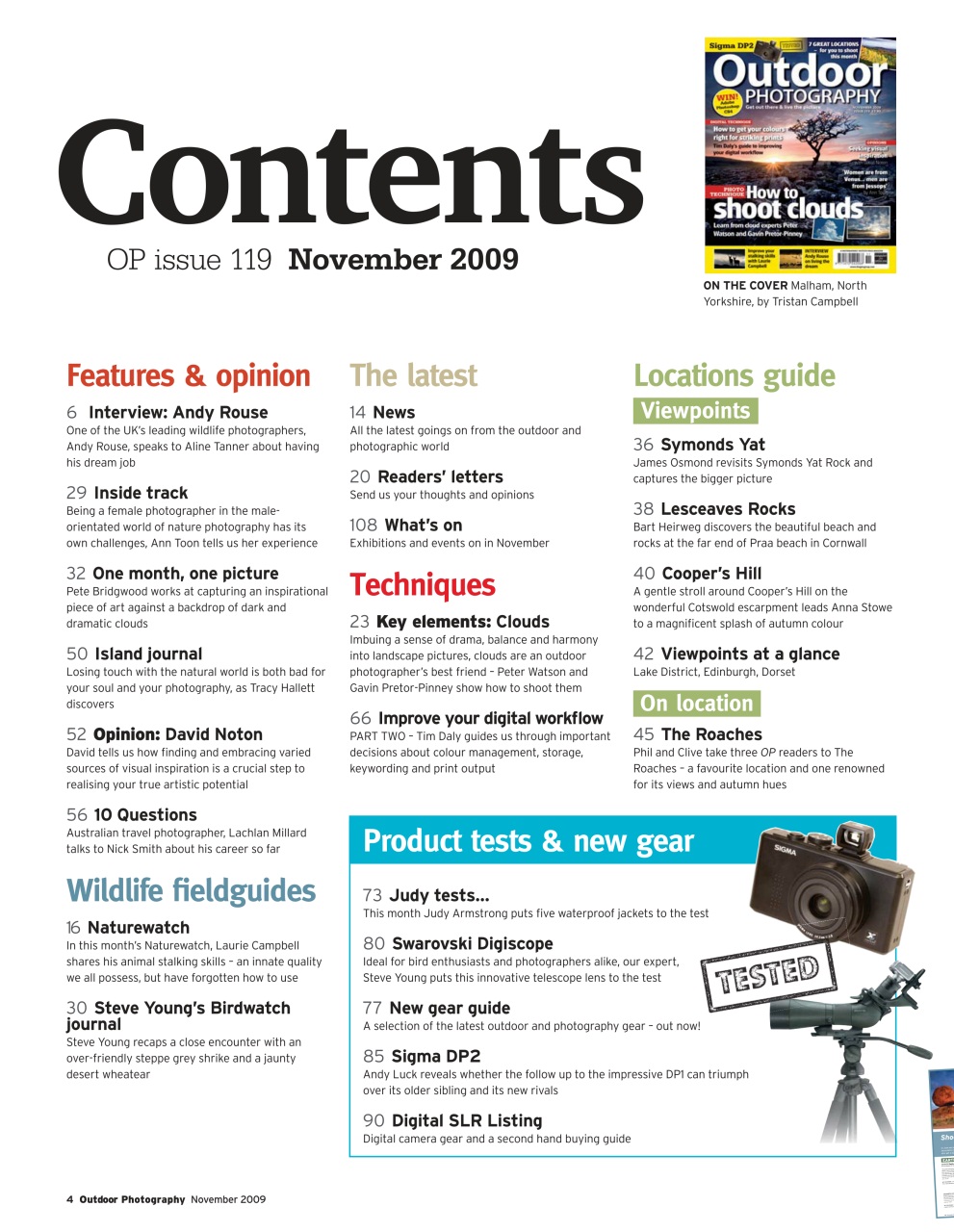 Outdoor Photography Preview Pages