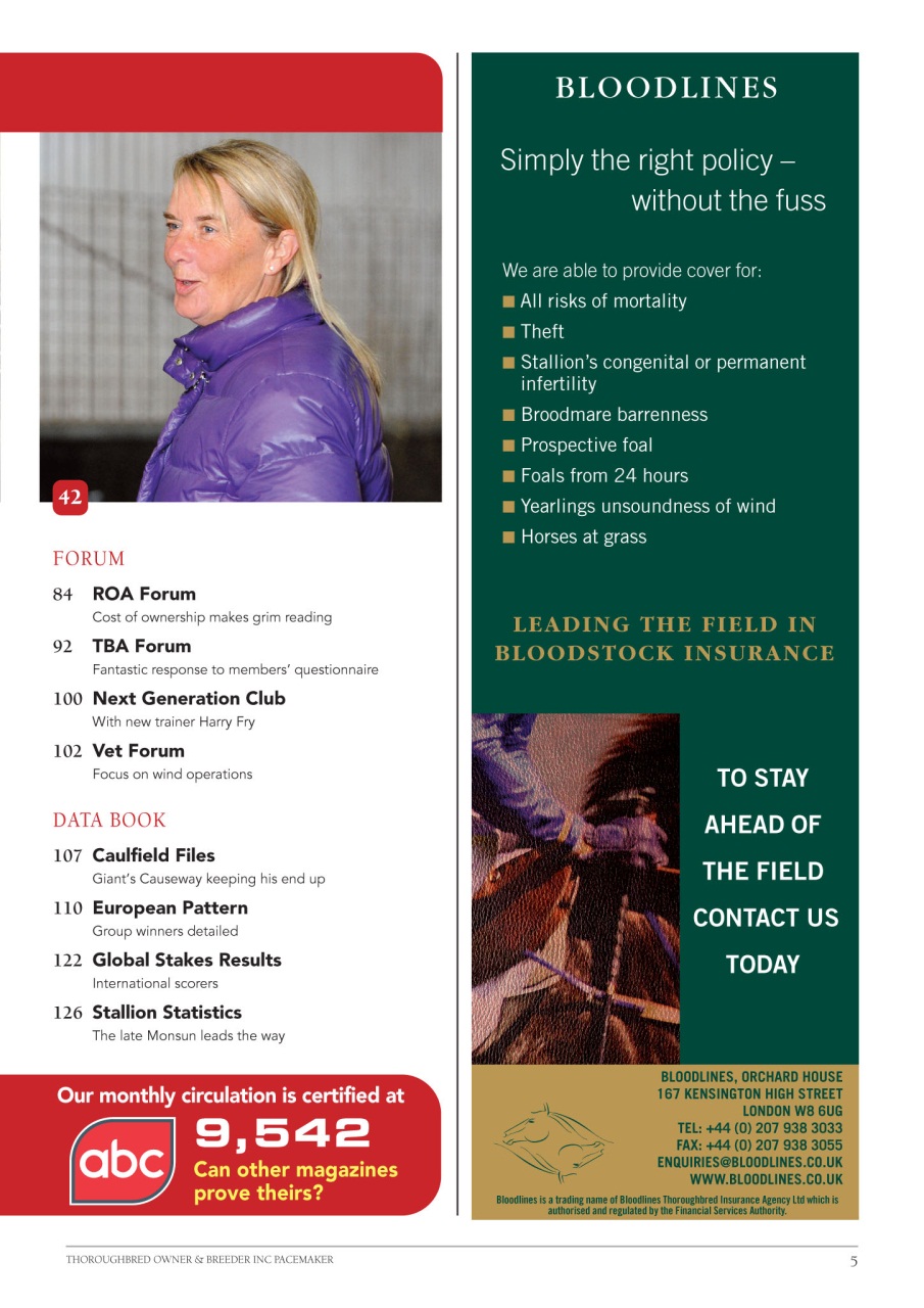 The Owner Breeder Preview Pages