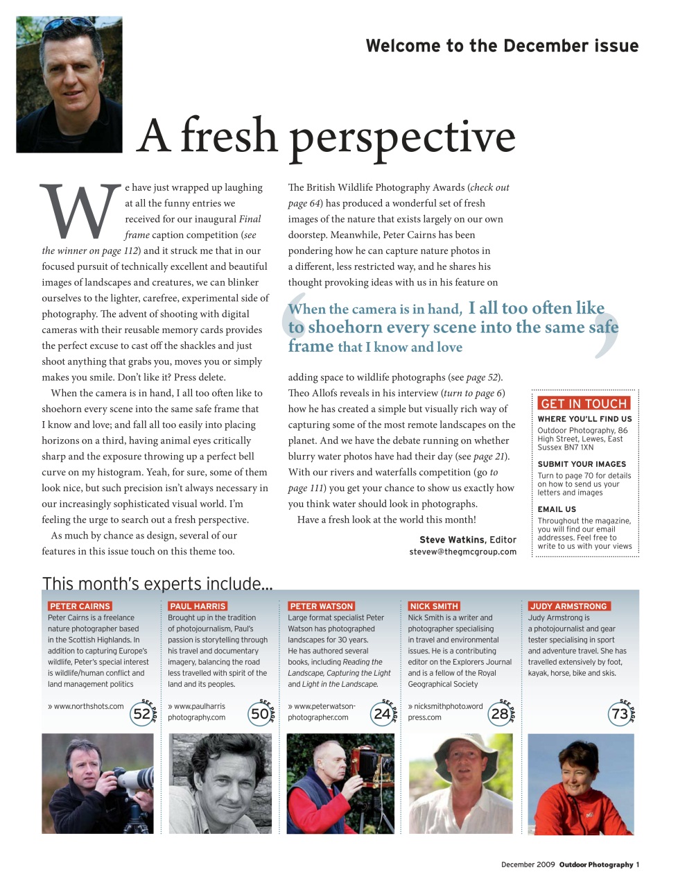 Outdoor Photography Preview Pages