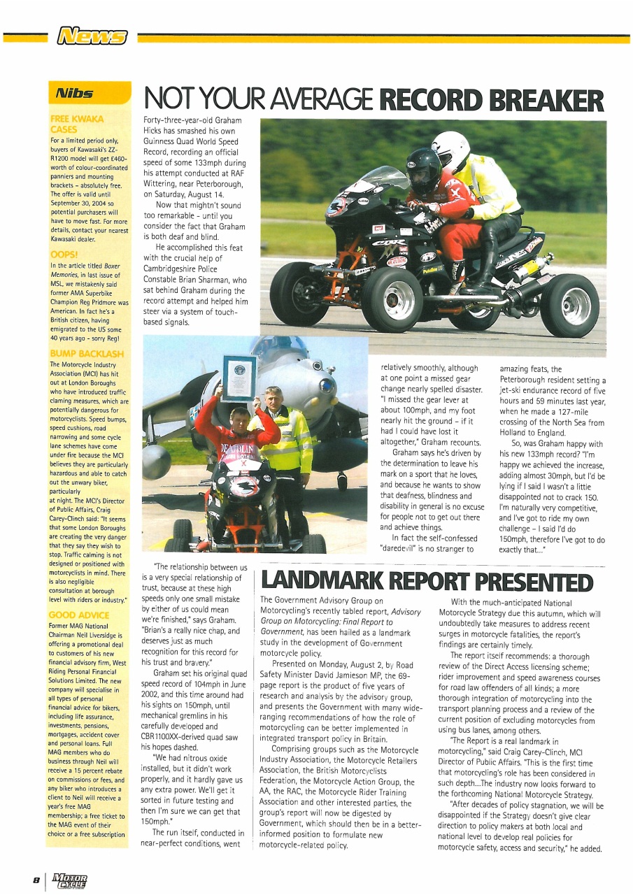 Motorcycle Sport & Leisure Preview Pages