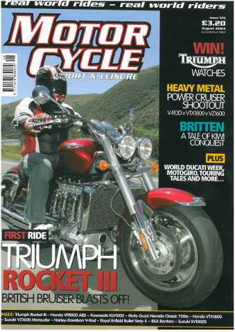 Motorcycle Sport & Leisure issue August 2004