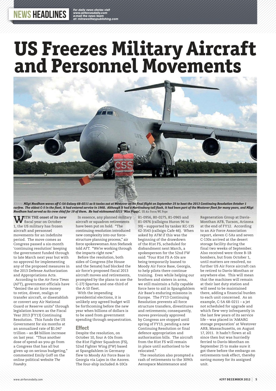 AirForces Monthly Preview Pages