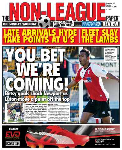 The Non-League Football Paper issue 30th October 2012