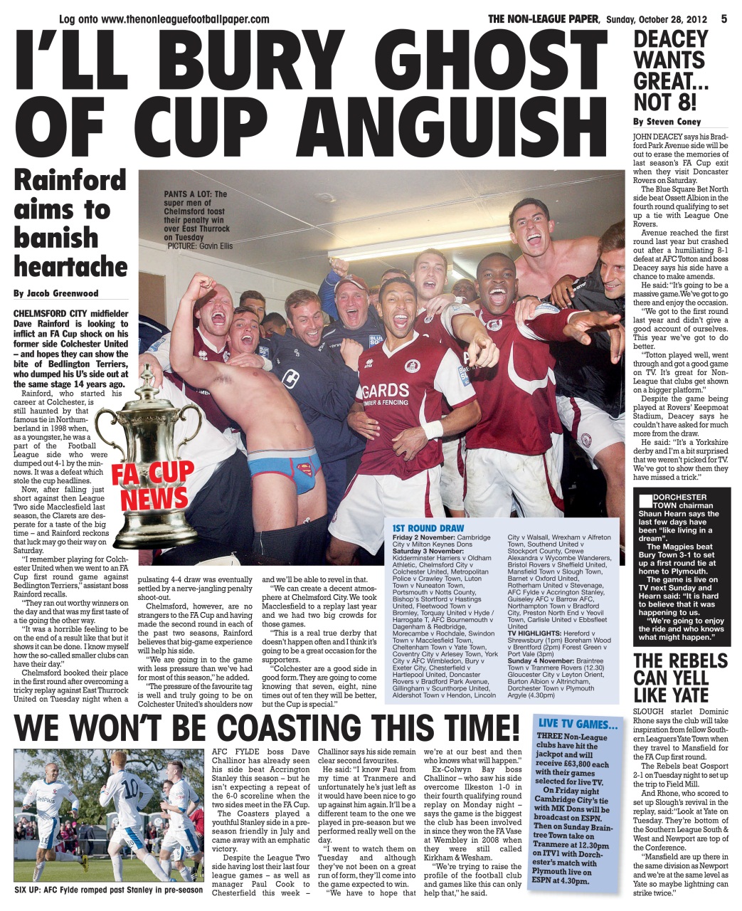 The Non-League Football Paper Preview Pages