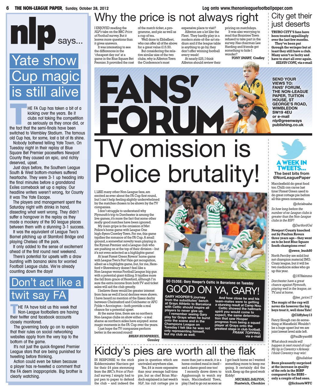 The Non-League Football Paper Preview Pages