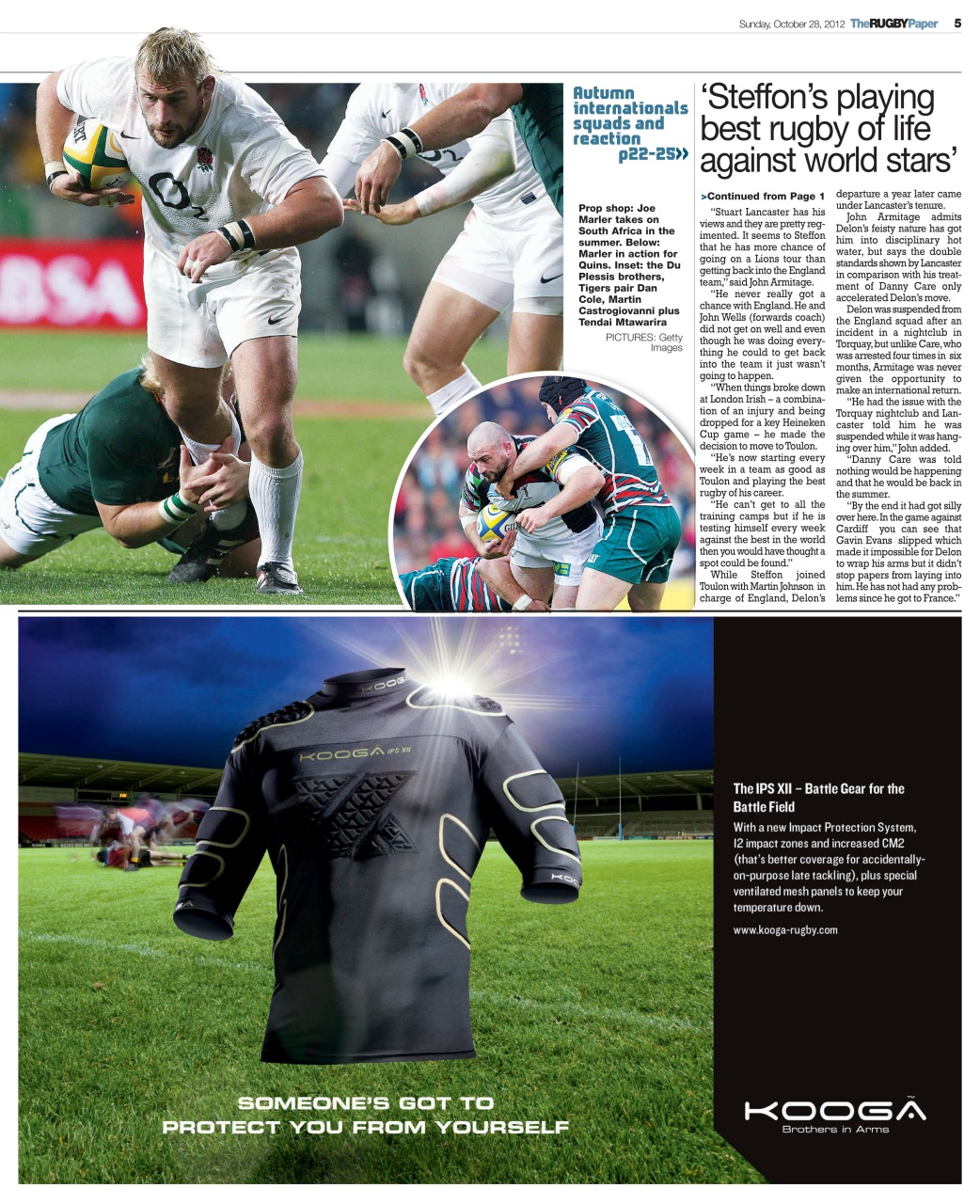 The Rugby Paper Preview Pages