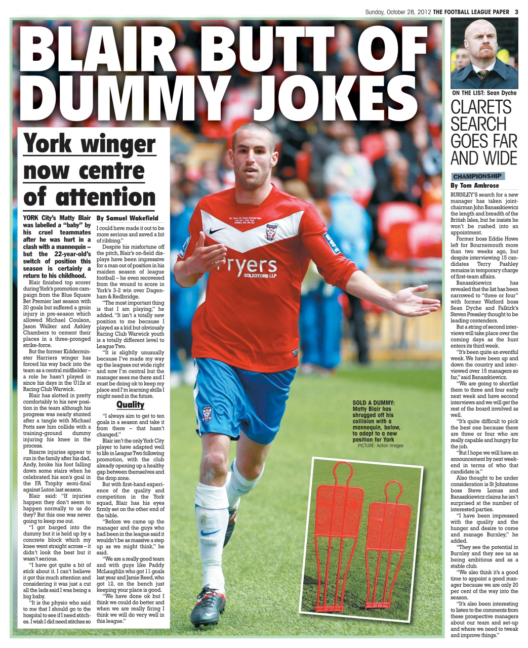 The Football League Paper Preview Pages