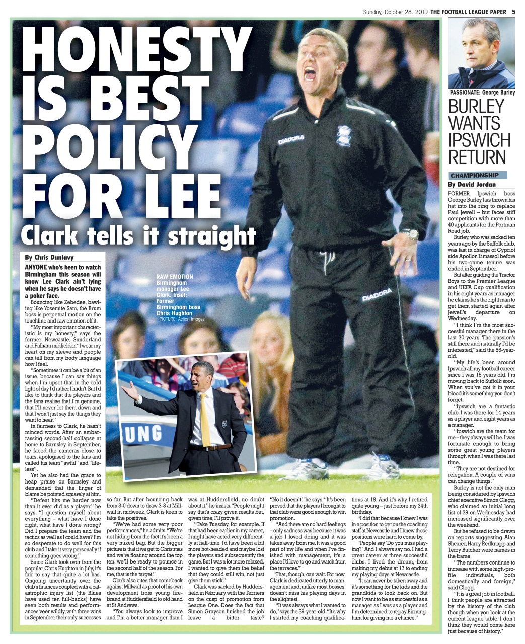 The Football League Paper Preview Pages