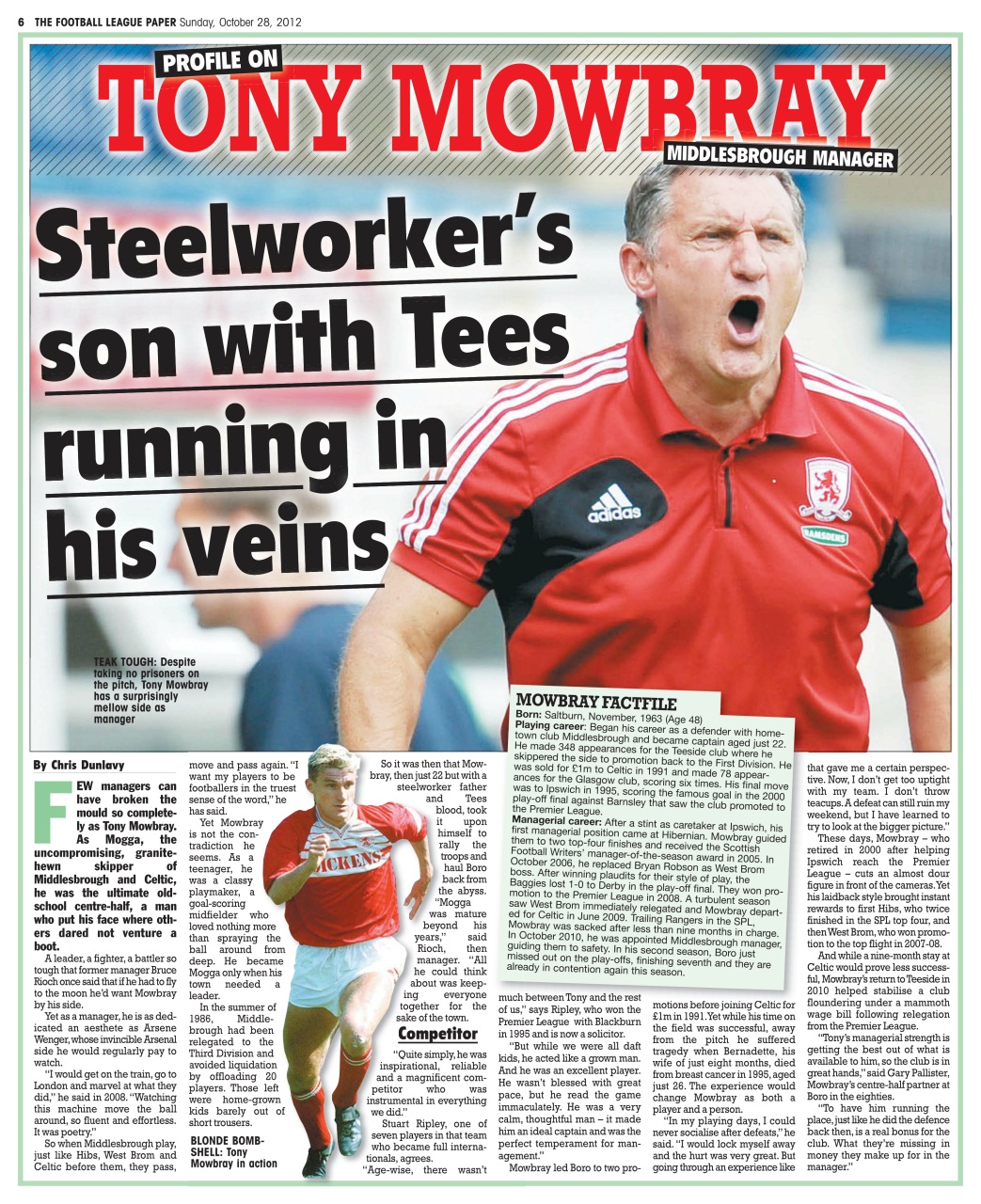 The Football League Paper Preview Pages