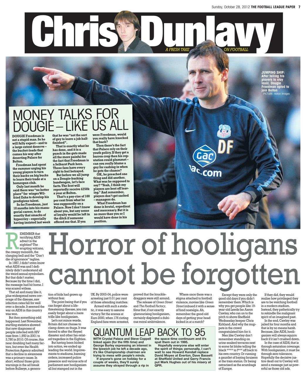 The Football League Paper Preview Pages