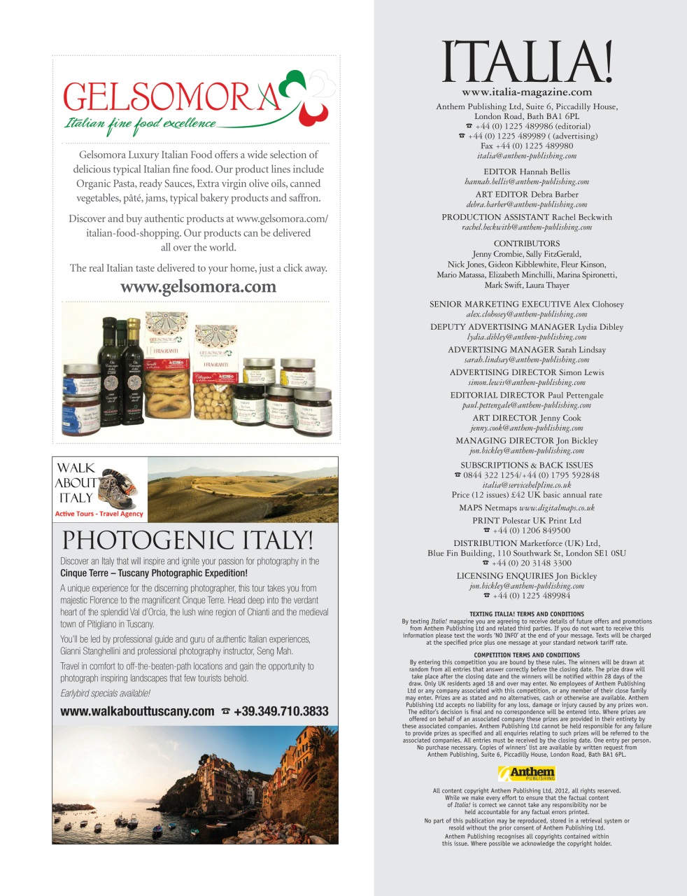 Italia! Preview Pages