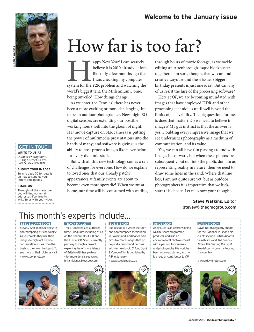 Outdoor Photography Preview Pages