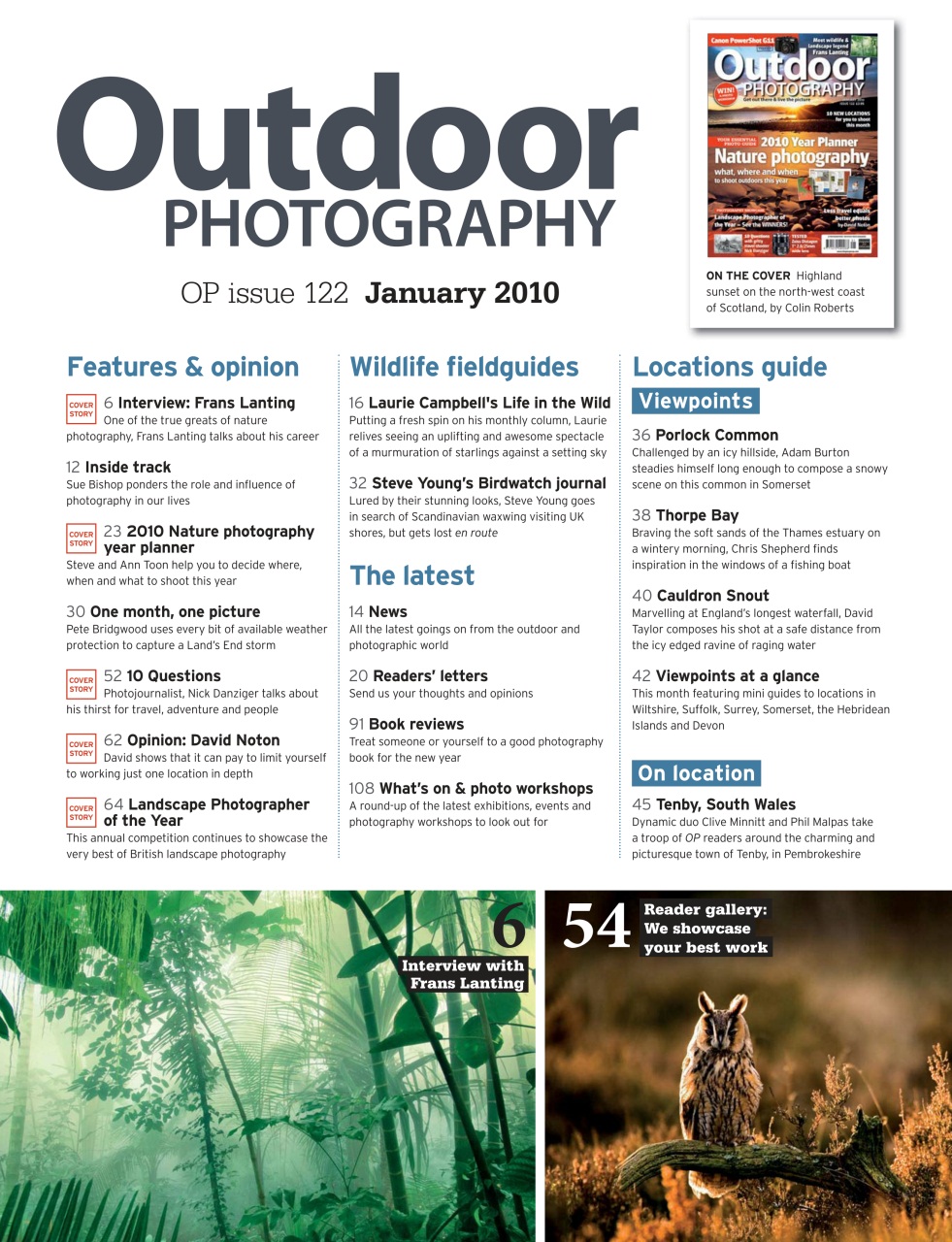 Outdoor Photography Preview Pages