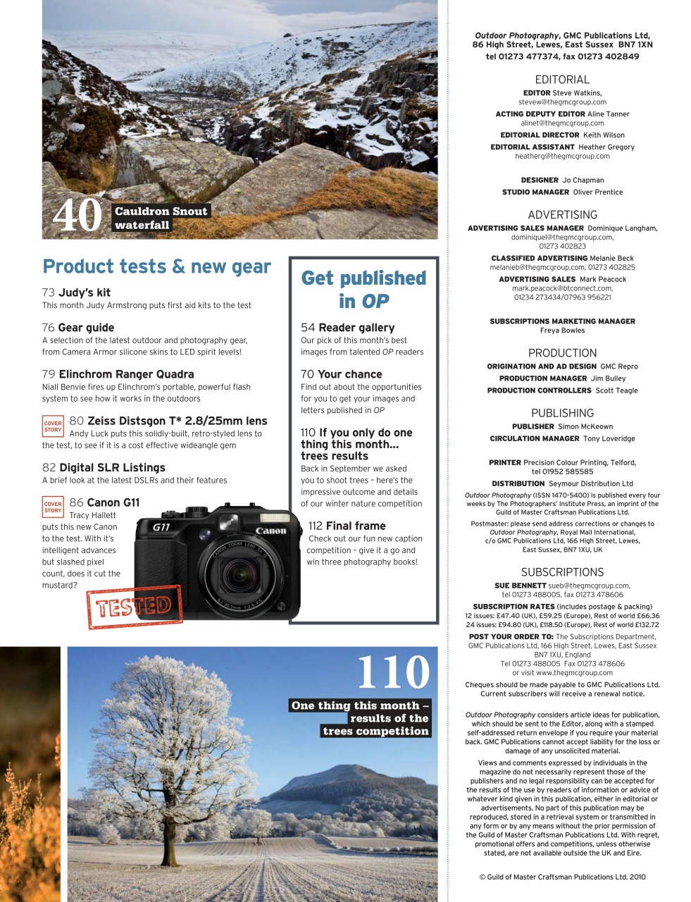Outdoor Photography Preview Pages